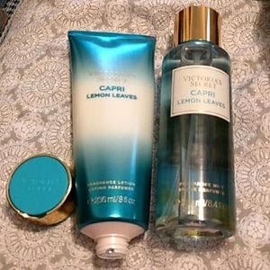 Victoria's Secret Capri Lemon Leaves Lotion& Spray